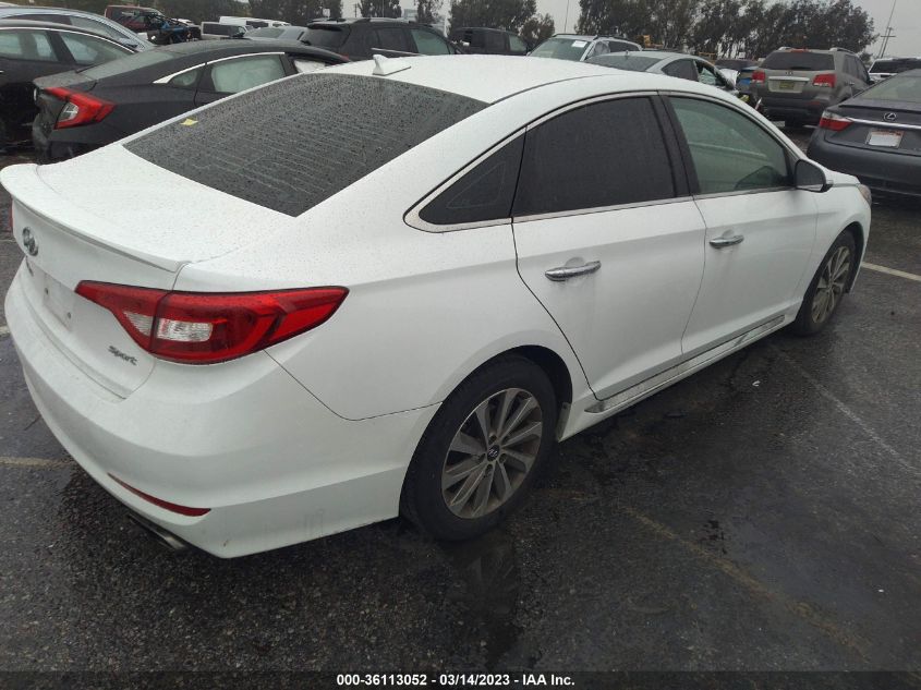 2017 HYUNDAI SONATA SPORT - 5NPE34AF6HH550423