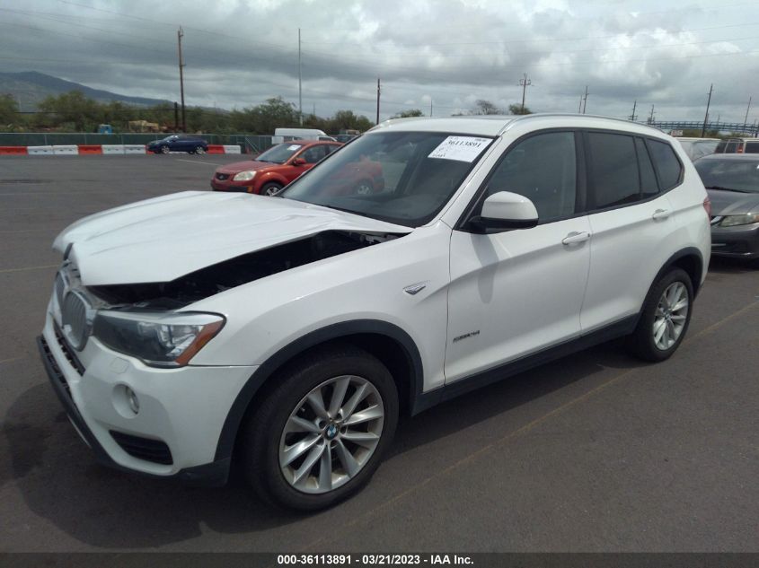 2017 BMW X3 SDRIVE28I - 5UXWZ7C38H0X41487