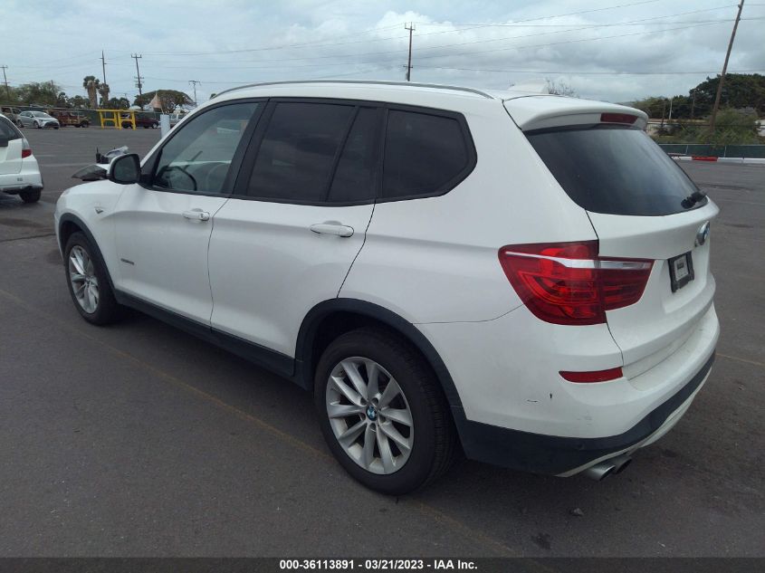 2017 BMW X3 SDRIVE28I - 5UXWZ7C38H0X41487