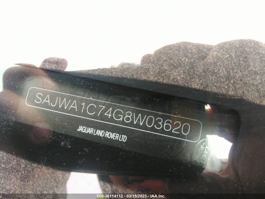 2016 JAGUAR XJ R-SPORT - SAJWA1C74G8W03620