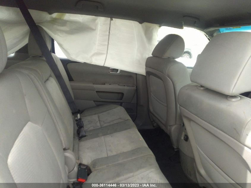 2013 HONDA PILOT LX - 5FNYF3H27DB010931