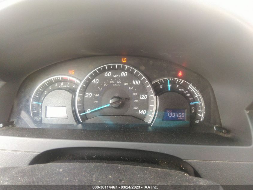 2013 TOYOTA CAMRY L/LE/SE/XLE - 4T4BF1FK6DR324057