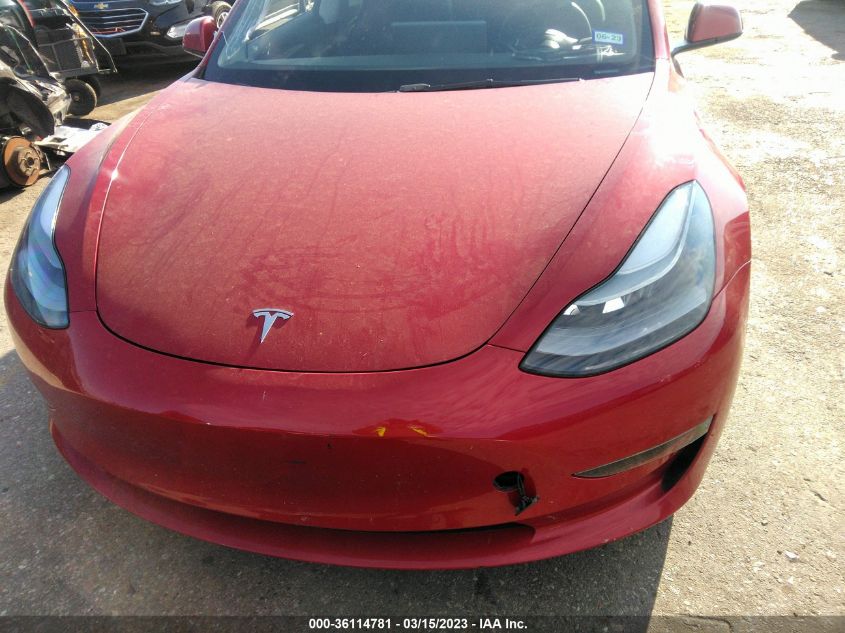 2022 TESLA MODEL 3 LONG RANGE - 5YJ3E1EB9NF248772