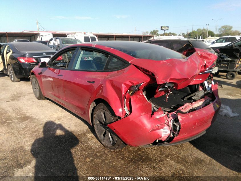 2022 TESLA MODEL 3 LONG RANGE - 5YJ3E1EB9NF248772