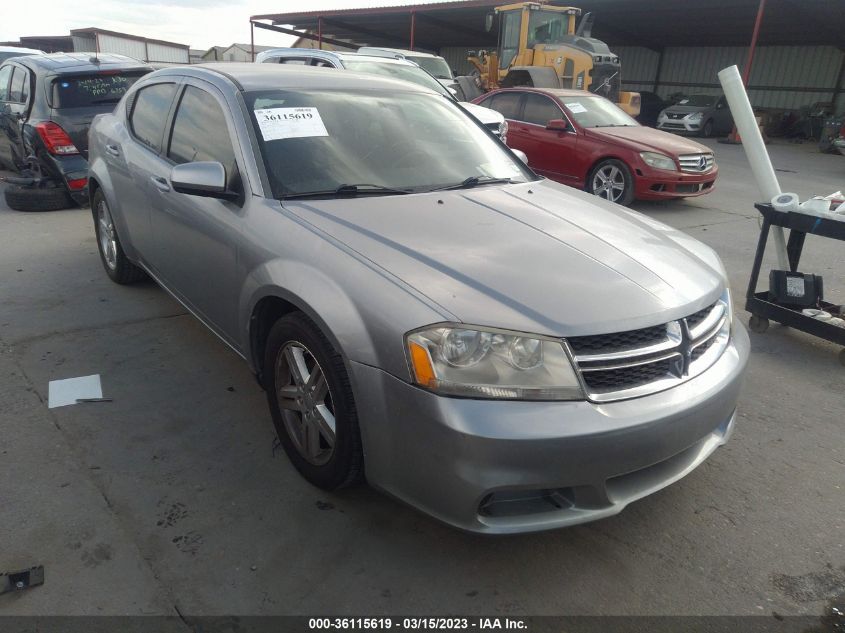 2013 DODGE AVENGER SXT - 1C3CDZCB4DN716075