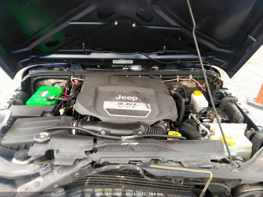 2013 JEEP WRANGLER UNLIMITED SPORT - 1C4BJWDG5DL542165