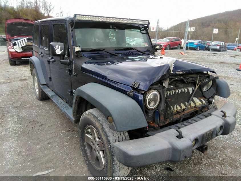 2013 JEEP WRANGLER UNLIMITED SPORT - 1C4BJWDG5DL542165