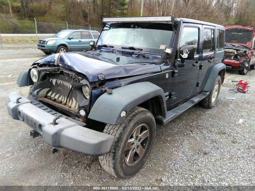 2013 JEEP WRANGLER UNLIMITED SPORT - 1C4BJWDG5DL542165