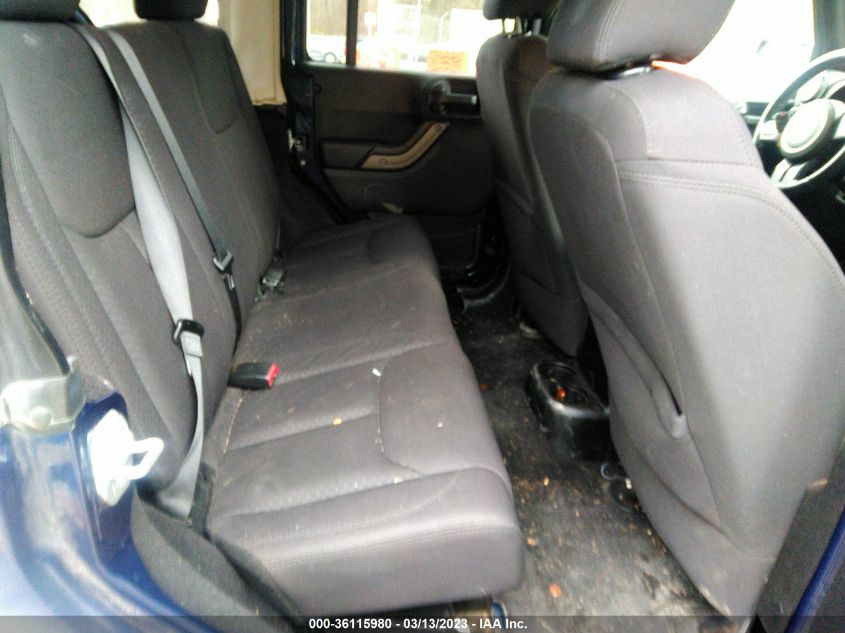 2013 JEEP WRANGLER UNLIMITED SPORT - 1C4BJWDG5DL542165