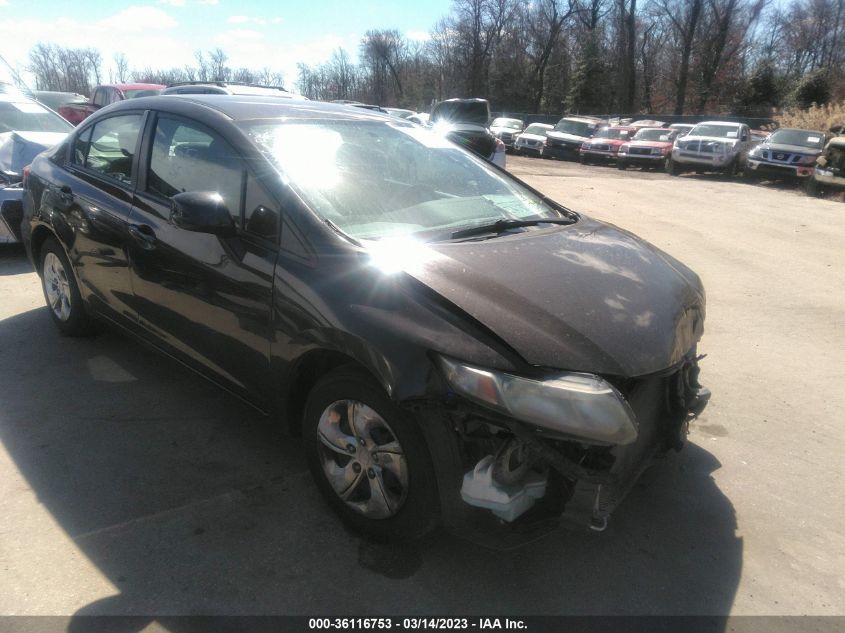 2013 HONDA CIVIC SDN LX - 19XFB2F56DE201952