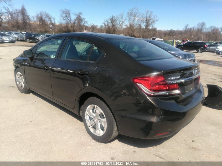 2013 HONDA CIVIC SDN LX - 19XFB2F56DE201952