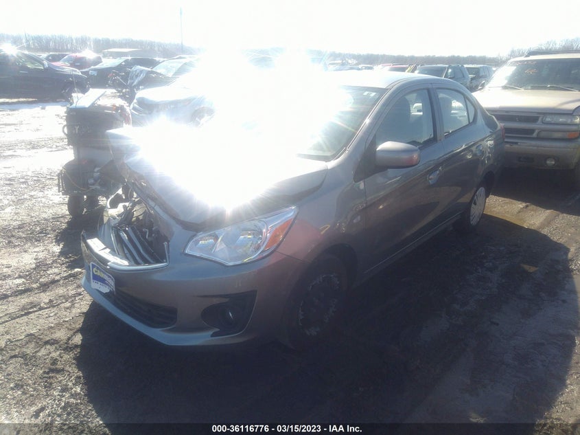 VIN ML32F3FJ0KHF06480 2019 MITSUBISHI MIRAGE G4 ES/RF