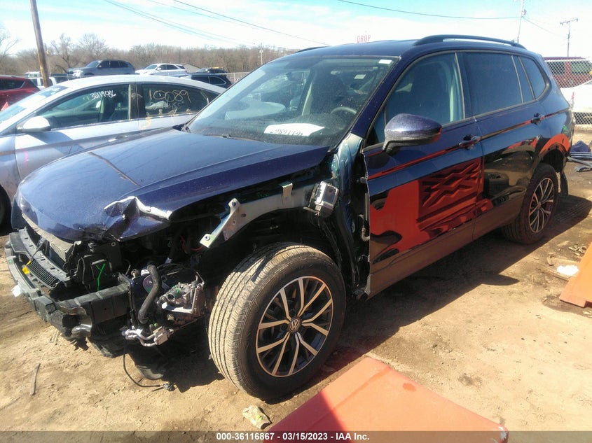 VIN 3VV1B7AX6MM003458 2021 VOLKSWAGEN TIGUAN S