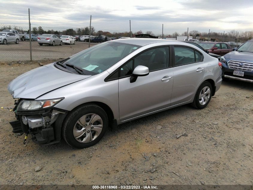 2013 HONDA CIVIC SDN LX - 19XFB2F50DE253481