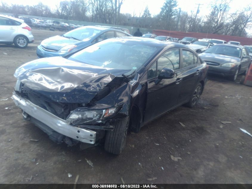 2013 HONDA CIVIC SDN EX - 19XFB2F89DE085141
