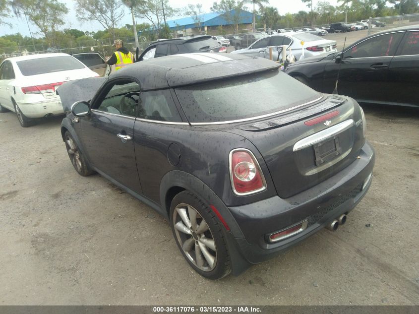 2013 MINI COOPER COUPE S WMWSX3C57DT466703