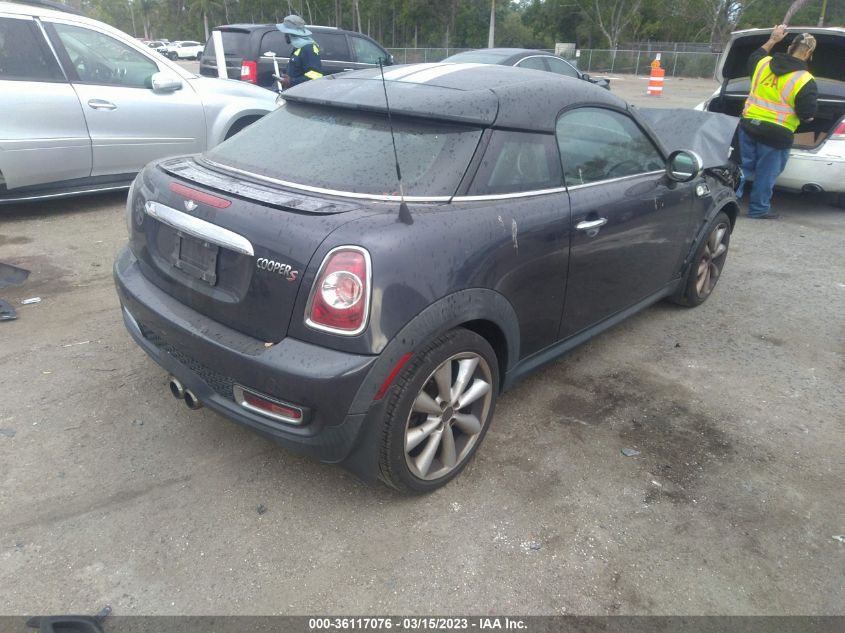 2013 MINI COOPER COUPE S WMWSX3C57DT466703