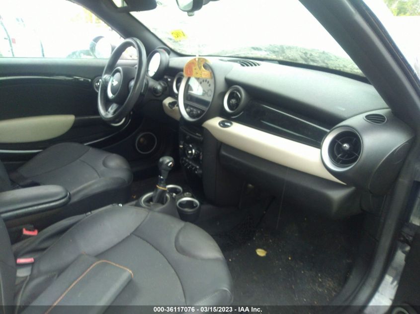 2013 MINI COOPER COUPE S WMWSX3C57DT466703