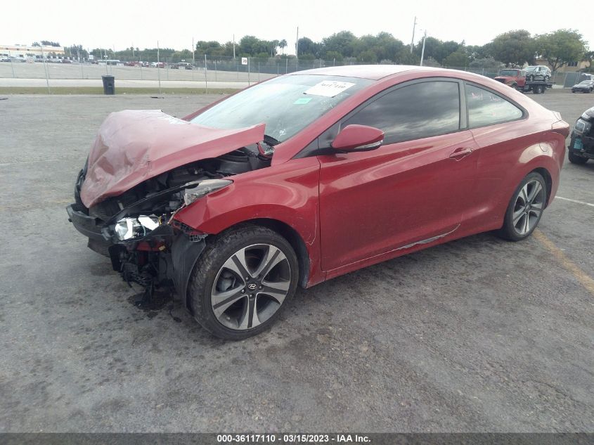 2014 HYUNDAI ELANTRA COUPE - KMHDH6AHXEU025050