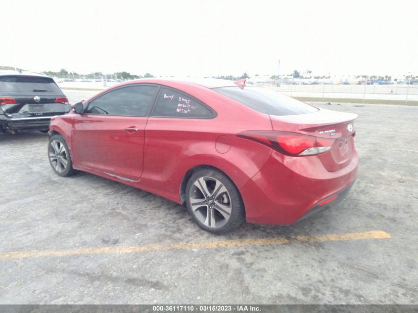 2014 HYUNDAI ELANTRA COUPE - KMHDH6AHXEU025050