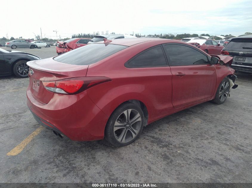 2014 HYUNDAI ELANTRA COUPE - KMHDH6AHXEU025050