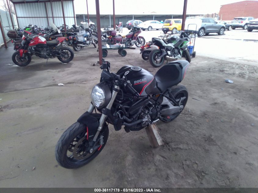 2020 DUCATI MONSTER 821 ZDMMACLS6LB005875