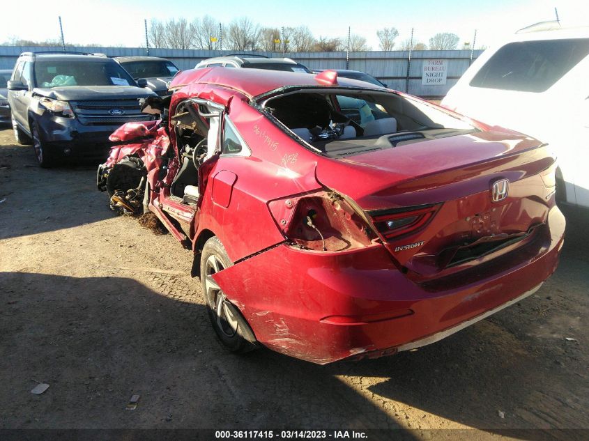 2021 HONDA INSIGHT EX 19XZE4F53ME001272