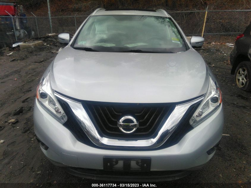 2016 NISSAN MURANO SL - 5N1AZ2MH9GN156830