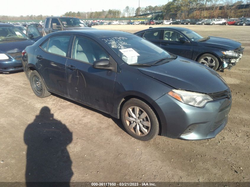 2015 TOYOTA COROLLA L/LE/S/S PLUS/LE PLUS - 2T1BURHE3FC370665