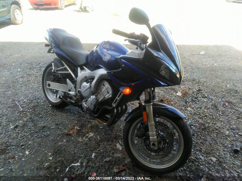 2004 YAMAHA FZ6 S - JYARJ08E44A002074