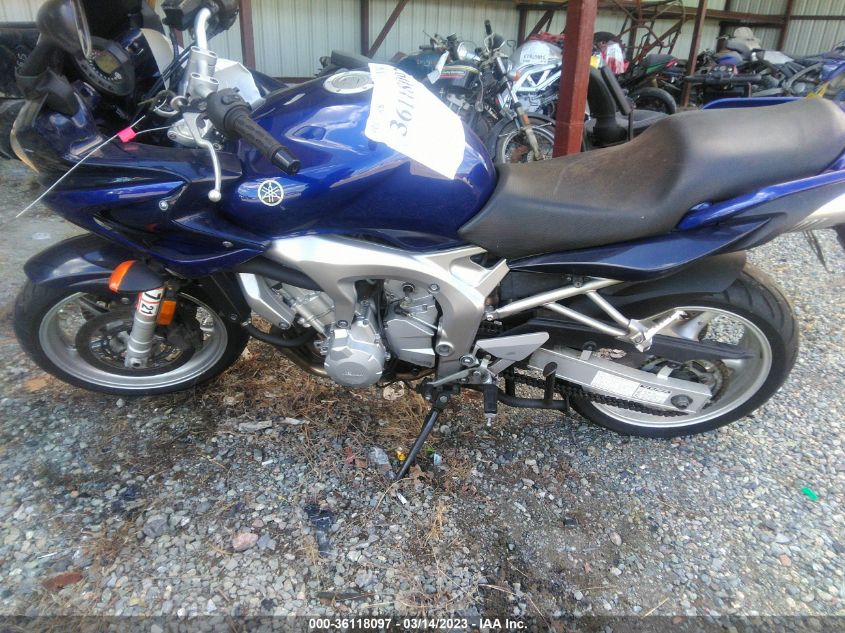 2004 YAMAHA FZ6 S - JYARJ08E44A002074