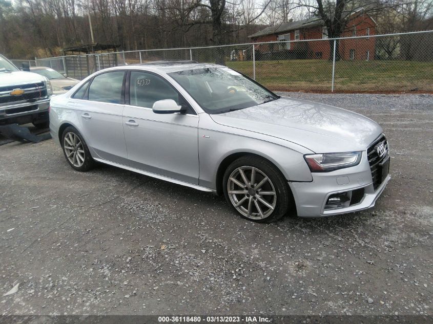 2014 AUDI A4 PREMIUM PLUS - WAUFFAFL8EN006653