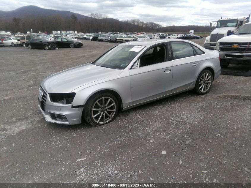 2014 AUDI A4 PREMIUM PLUS - WAUFFAFL8EN006653