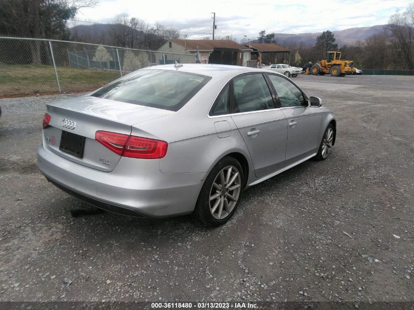2014 AUDI A4 PREMIUM PLUS - WAUFFAFL8EN006653