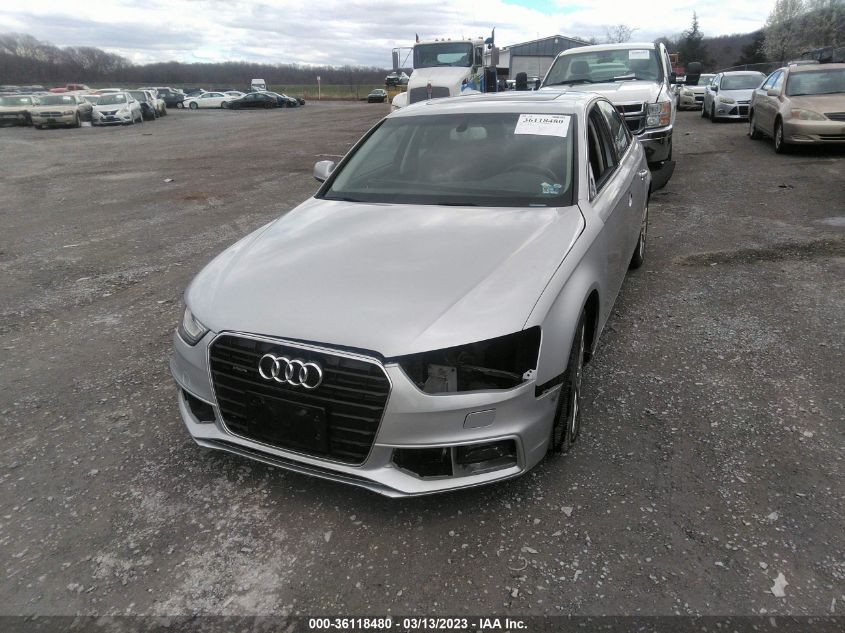 2014 AUDI A4 PREMIUM PLUS - WAUFFAFL8EN006653