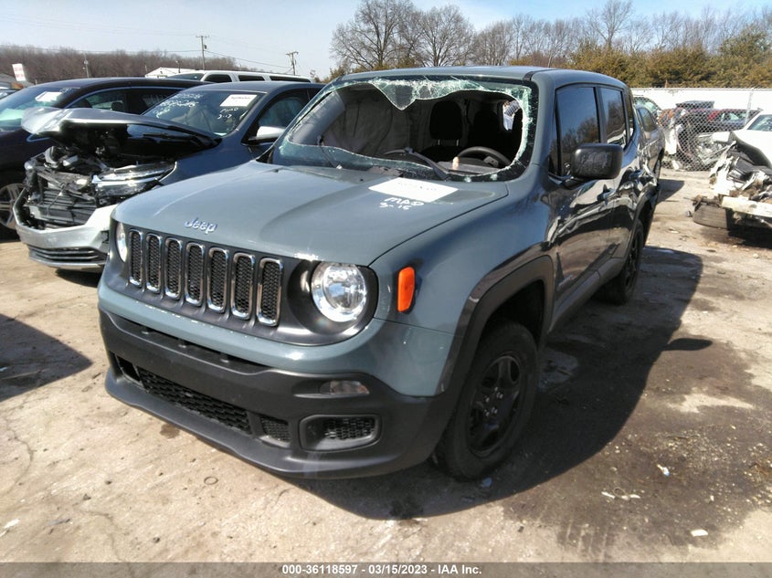VIN ZACCJBAB7HPE83112 2017 JEEP RENEGADE SPORT