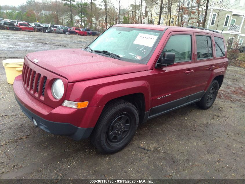 2015 JEEP PATRIOT SPORT - 1C4NJPBB4FD264186