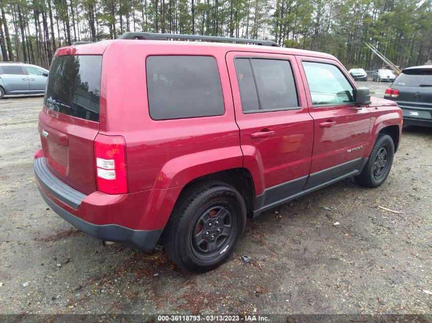 2015 JEEP PATRIOT SPORT - 1C4NJPBB4FD264186