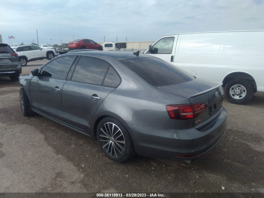 2016 VOLKSWAGEN JETTA SEDAN 1.8T SPORT - 3VWD17AJ0GM300124