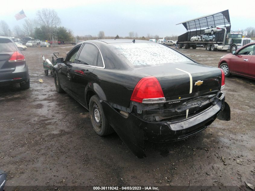2013 CHEVROLET CAPRICE POLICE PATROL POLICE 6G1MK5U35DL828056