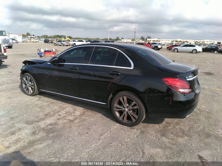 VIN 55SWF4KB2HU189910 2017 MERCEDES-BENZ C-CLASS C 300