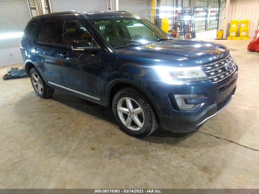 VIN 1FM5K8D85HGA98696 2017 FORD EXPLORER XLT