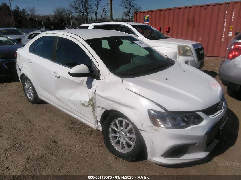 2019 CHEVROLET SONIC LT - 1G1JD5SB2K4117457