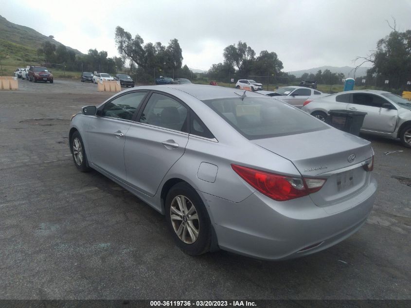 2013 HYUNDAI SONATA GLS PZEV - 5NPEB4AC3DH652913