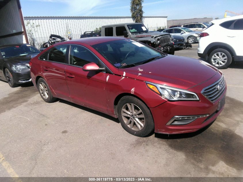 2015 HYUNDAI SONATA 2.4L SE - 5NPE24AF6FH153875