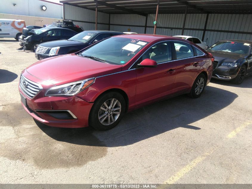 2015 HYUNDAI SONATA 2.4L SE - 5NPE24AF6FH153875