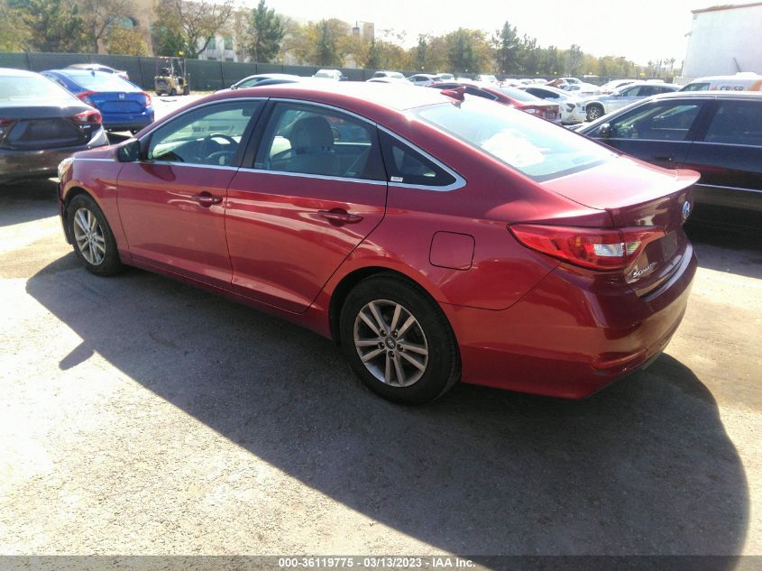 2015 HYUNDAI SONATA 2.4L SE - 5NPE24AF6FH153875