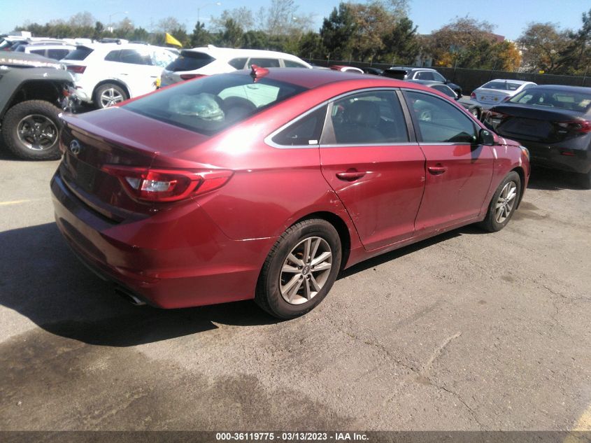 2015 HYUNDAI SONATA 2.4L SE - 5NPE24AF6FH153875