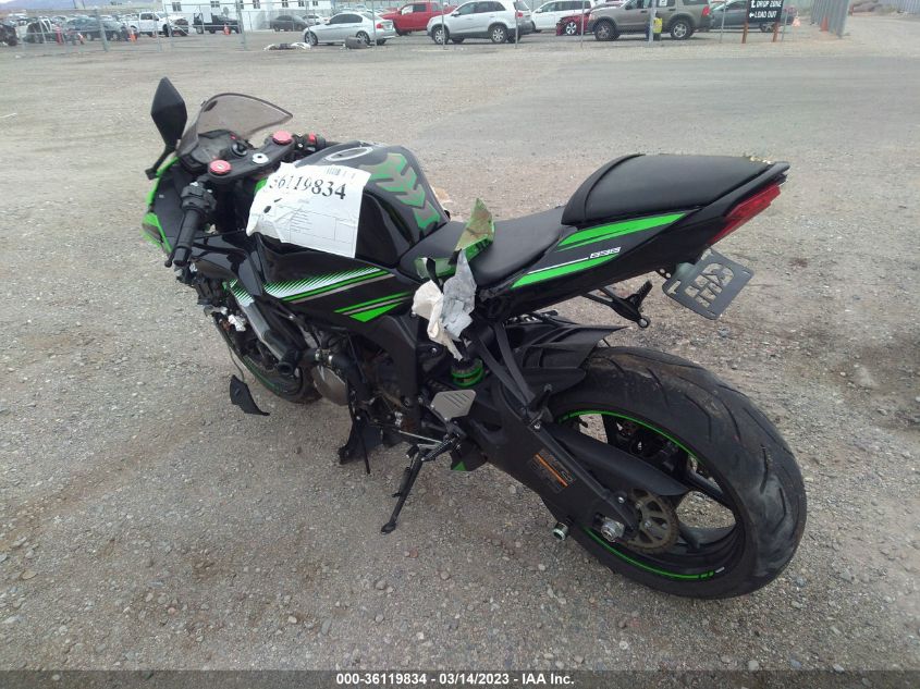 2017 KAWASAKI ZX636 F JKBZXJF10HA012430