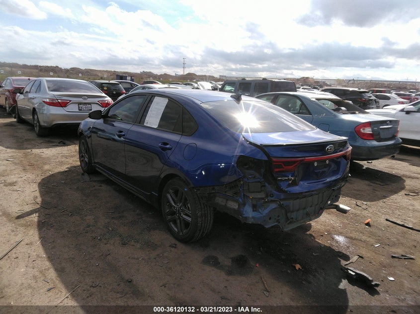 VIN 3KPF34AD7LE157191 2020 KIA FORTE GT-LINE